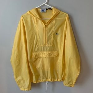 Vintage 80s IZOD LACOSTE Windbreaker / Rain Jacket
